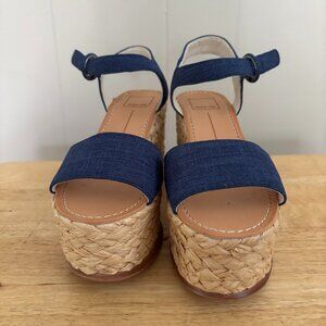 Dolce Vita Dane Espadrille Wedge Sandal Women Size 7.5